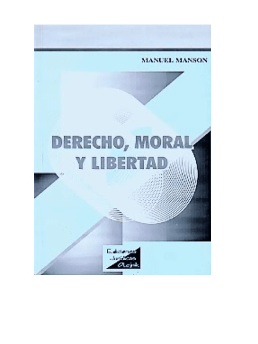 DERECHO MORAL Y LIBERTAD1