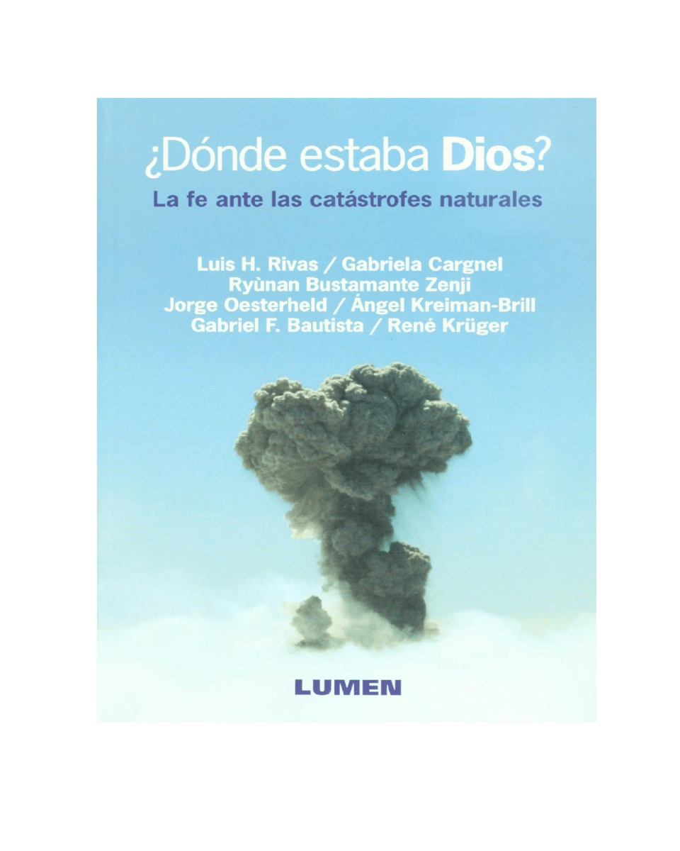 DONDE ESTABA DIOS1