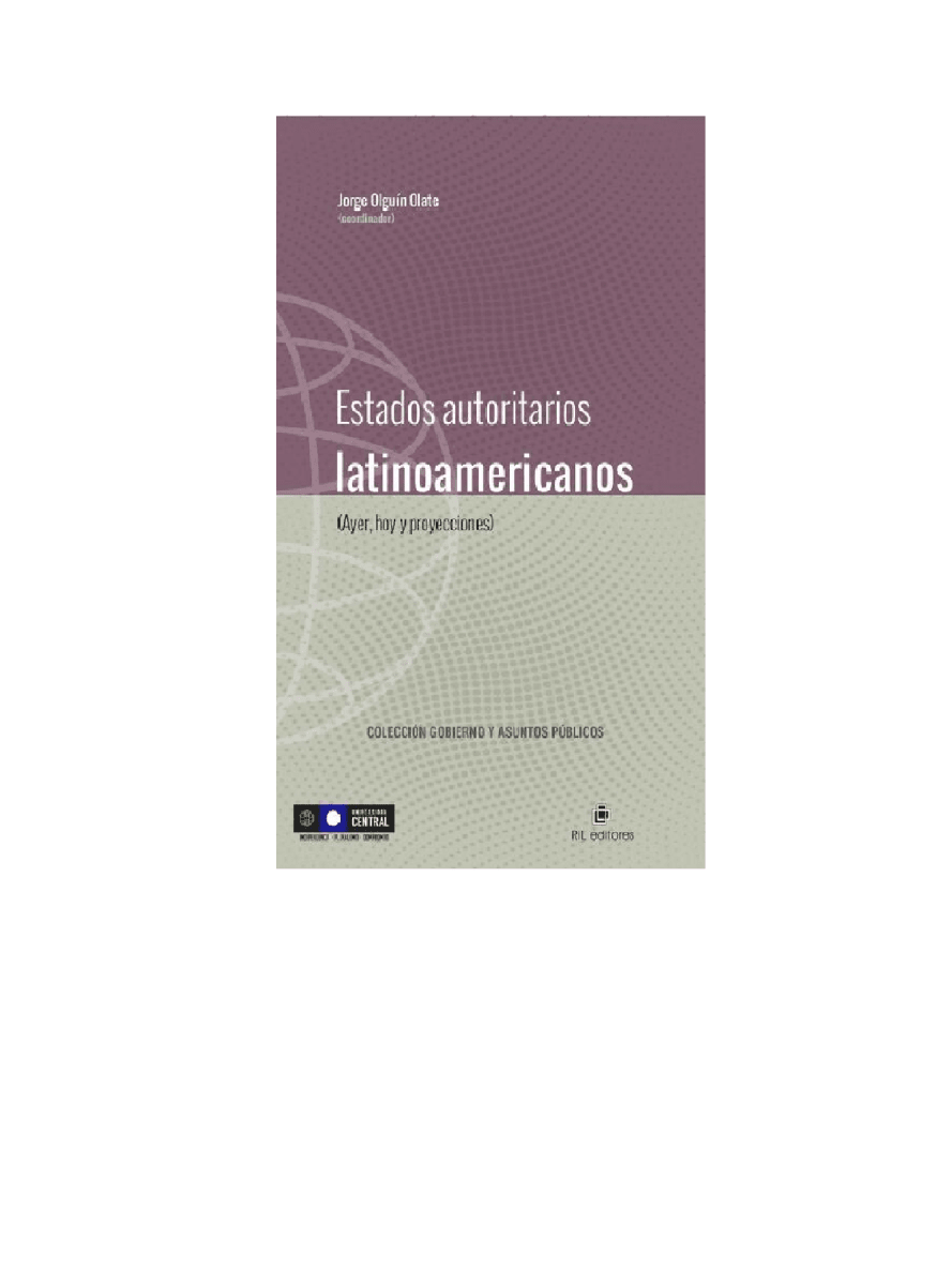 ESTADOS AUTORITARIOS LATINOAMERICANOS1