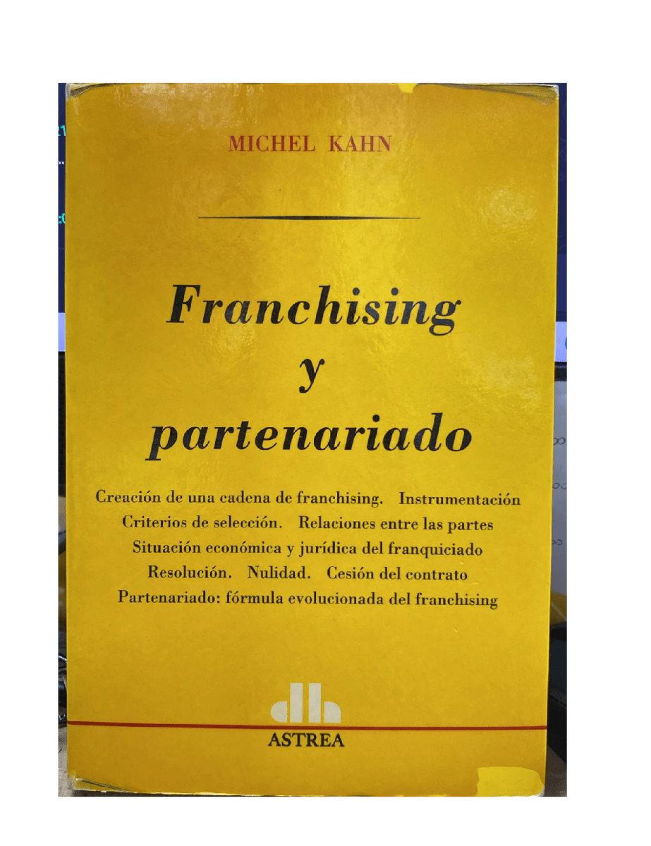 FRANCHISING Y PARTENARIADO1