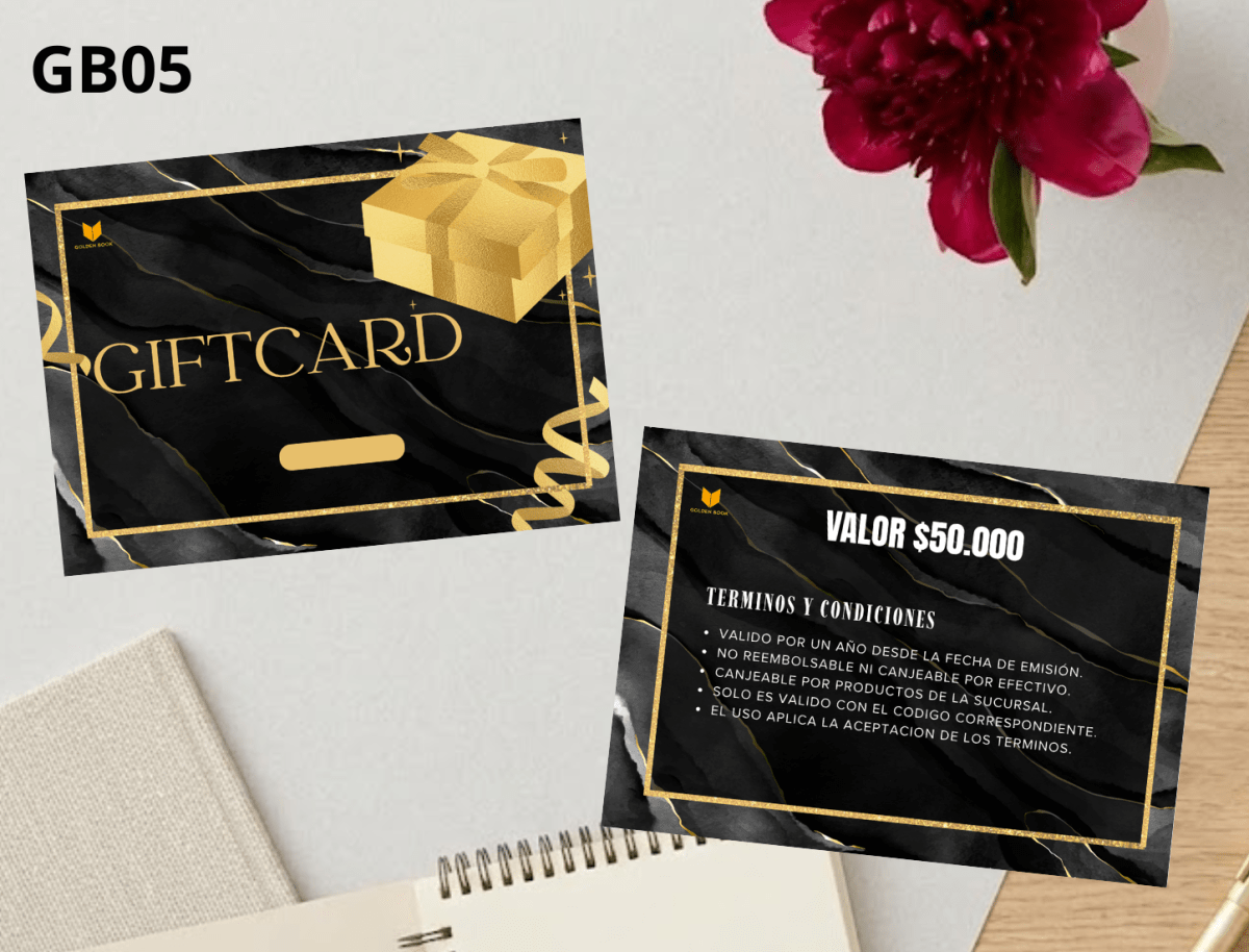 GIFTCARD DE REGALO $50.000 PERSONALIZADO12