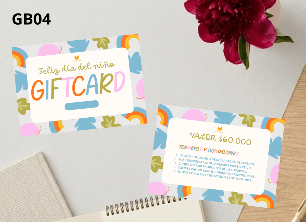 GIFTCARD DE REGALO $60.000 PERSONALIZADO12