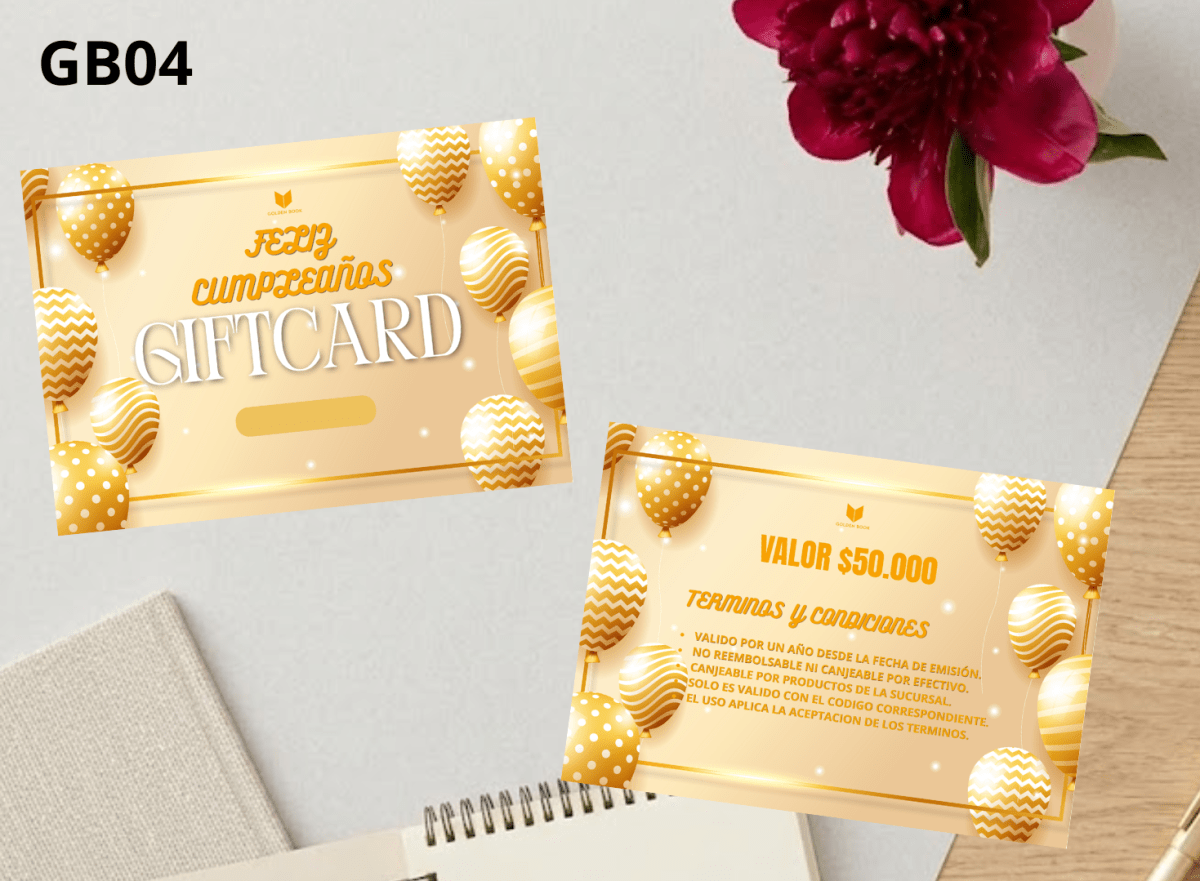 GIFTCARD DE REGALO $50.000 PERSONALIZADO8