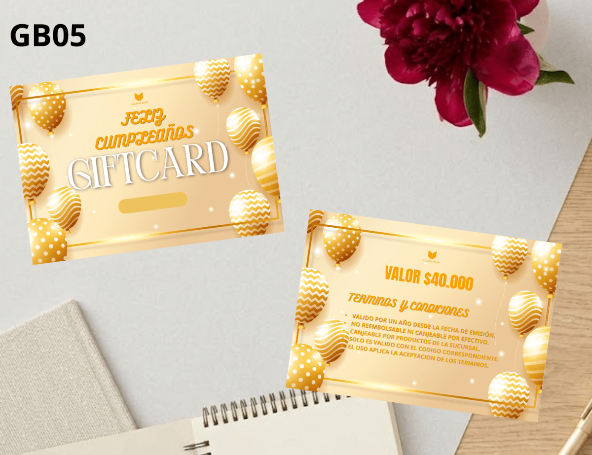 GIFTCARD DE REGALO $40.000 PERSONALIZADO8