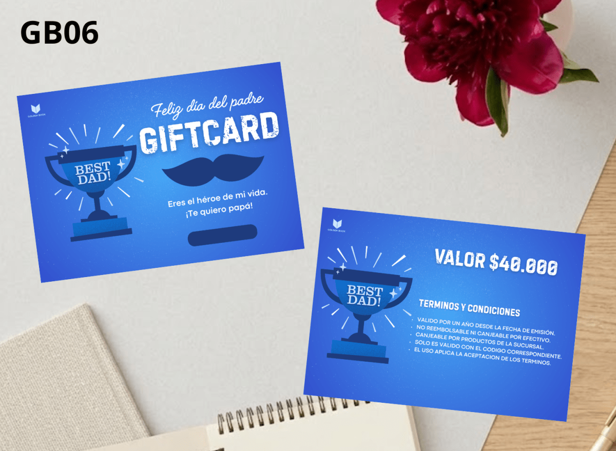 GIFTCARD DE REGALO $40.000 PERSONALIZADO10