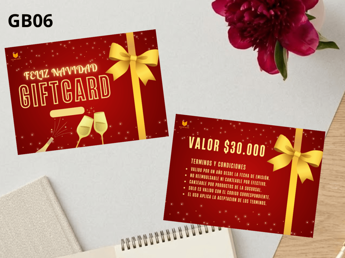 GIFTCARD DE REGALO $30.000 PERSONALIZADO12