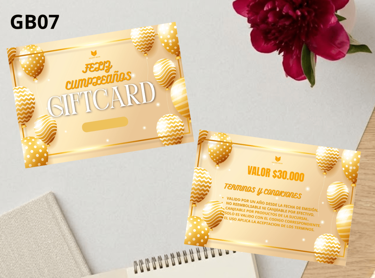 GIFTCARD DE REGALO $30.000 PERSONALIZADO14