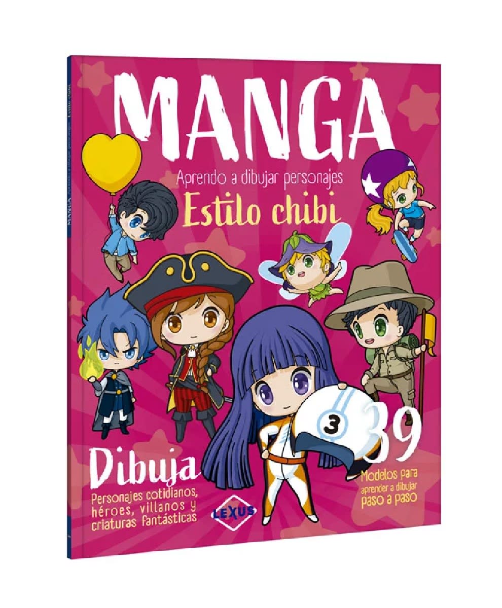MANGA APRENDO A DIBUJAR PERSONAJES ESTILO CHIBI (M8)1