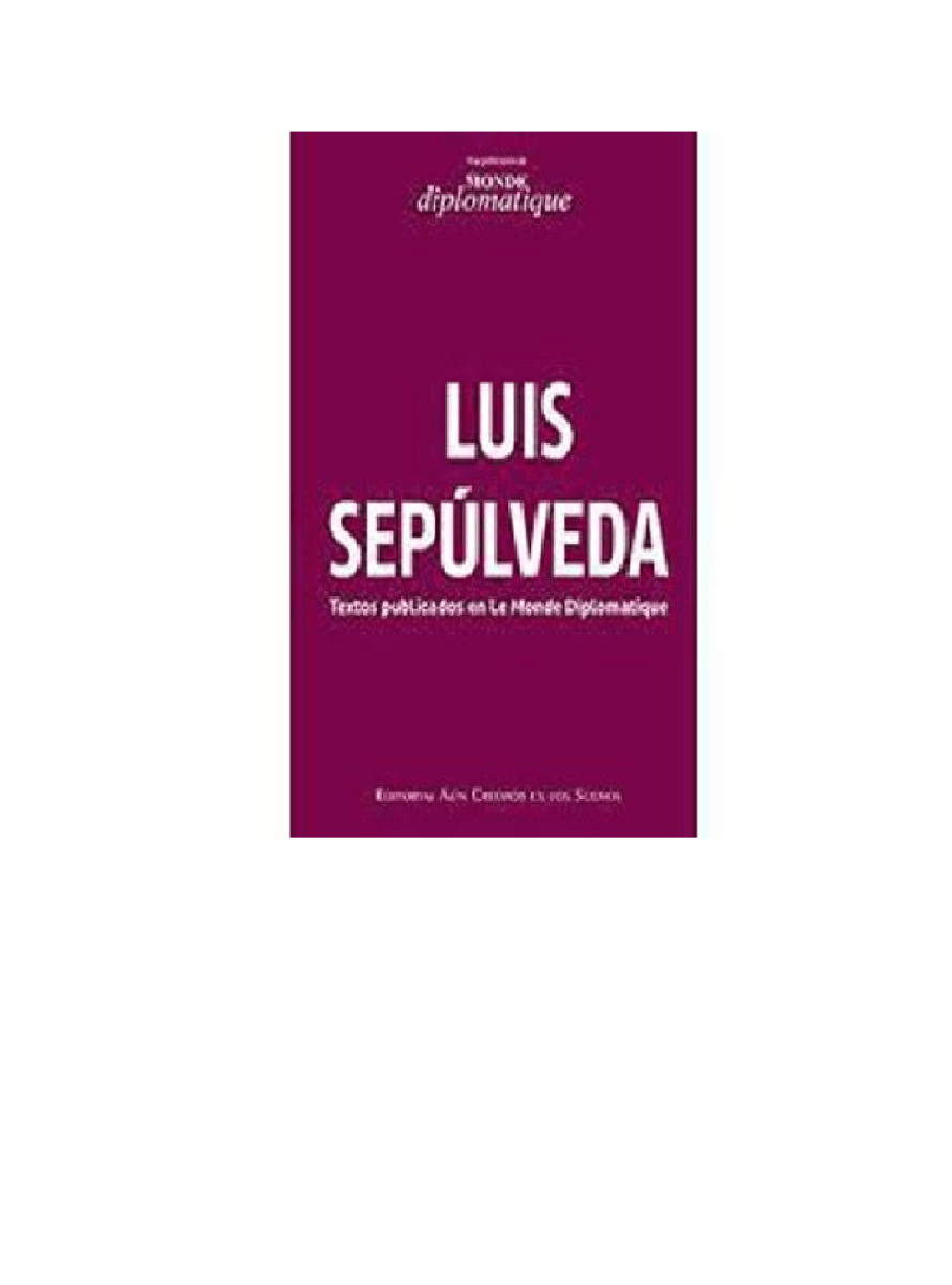 LUIS SEPULVEDA TEXTOS PUBLICADOS1