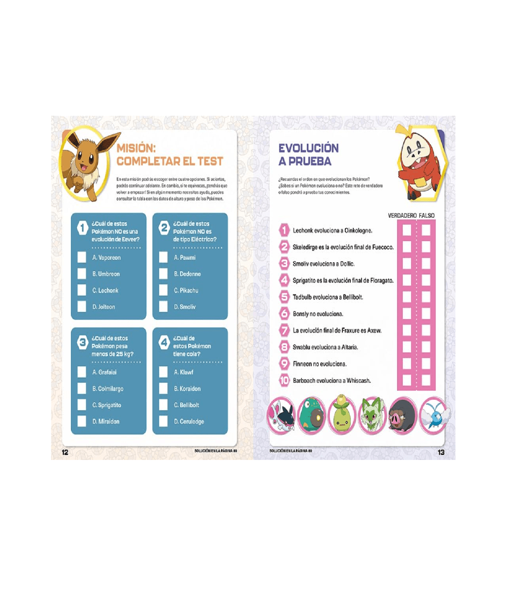 Pokemon. Libro oficial de actividades Región de Paldea4