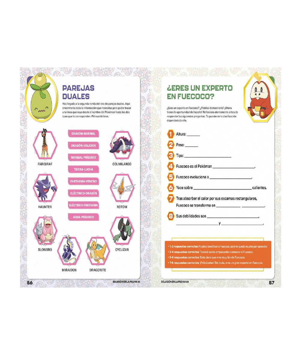 Pokemon. Libro oficial de actividades Región de Paldea2