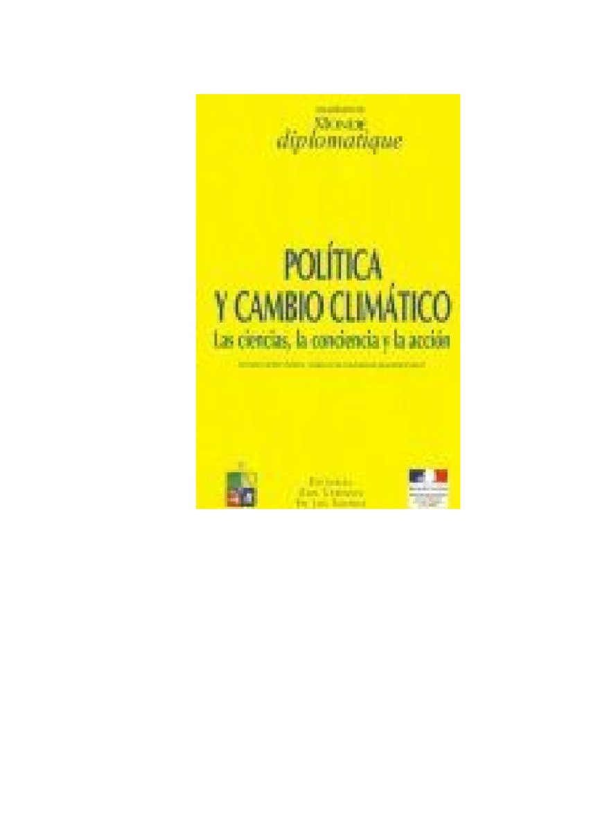 POLITICA Y CAMBIOS CLIMATICOS1