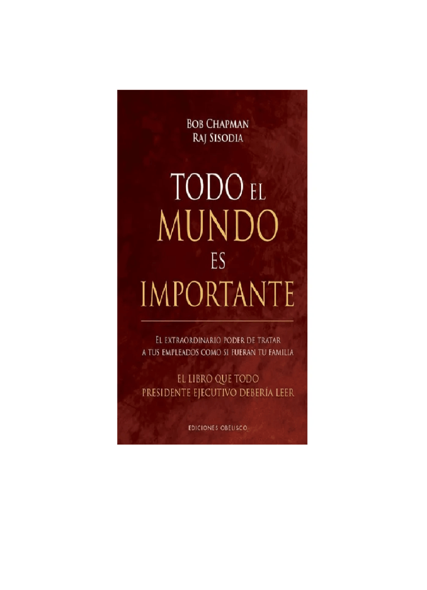 TODO EL MUNDO ES IMPORTANTE1