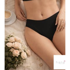 Pack Seamless Negro de 3 unidades