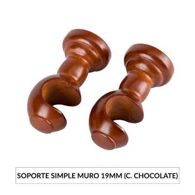 SOPORTE SIMPLE MURO 19MM