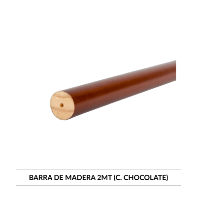 BARRA DE MADERA 2 MT