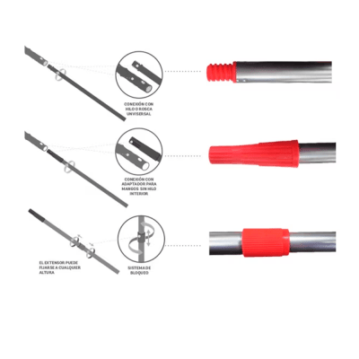 EXTENSOR METÁLICO HASTA 2 METROS