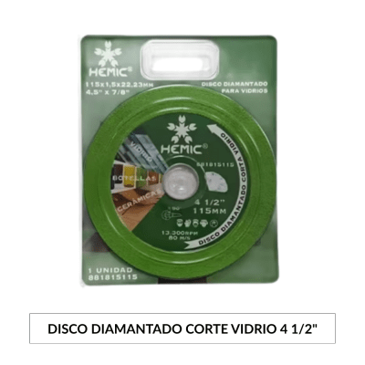 Disco Diamantado, corte de vidrio (cerámicos, porcelanatos, piedras sinterizadas)