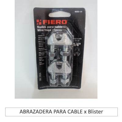 ABRAZADERA PARA CABLE x Blíster