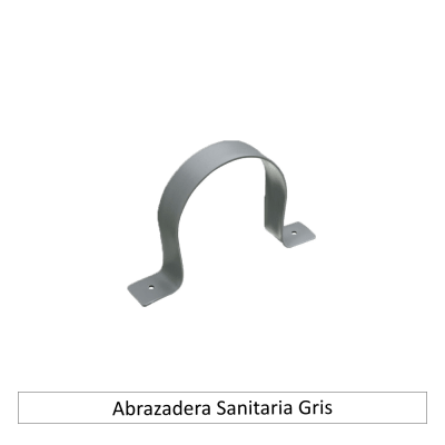 Abrazadera Sanitaria Gris