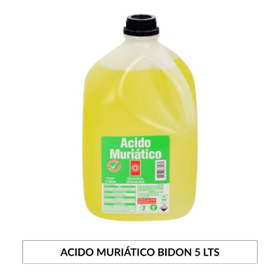 ACIDO MURIATICO BIDON. 5 LT.