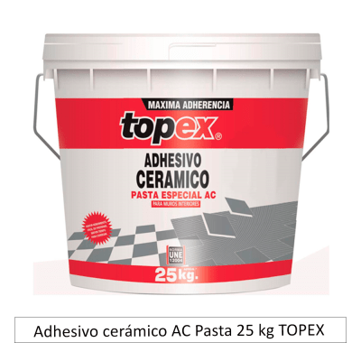 Adhesivo cerámico AC Pasta 25 kg TOPEX