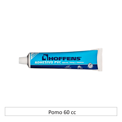 Adhesivo PVC Hoffens en pomo 60cc