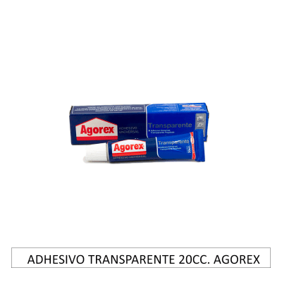 ADHESIVO TRANSPARENTE 20CC. EST AGOREX