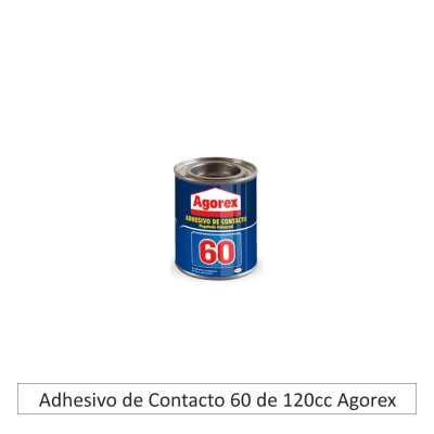 Adhesivo de Contacto 60 de 120cc Agorex (1/32 gl) 