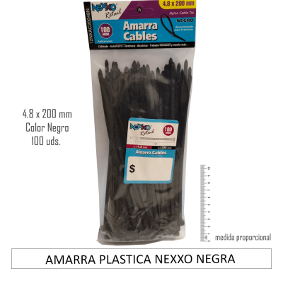 AMARRA PLASTICA NEXXO NEGRA