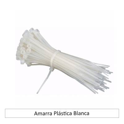 AMARRA PLASTICA BLANCA