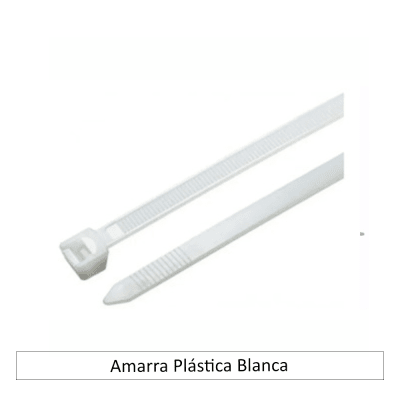 AMARRA PLASTICA BLANCA