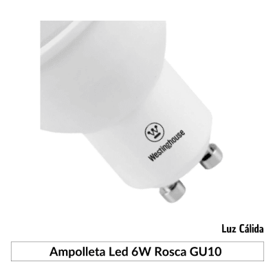Ampolleta Led 6W Rosca GU10