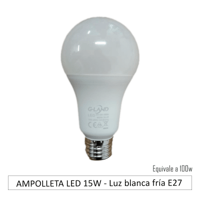AMPOLLETA LED 15W