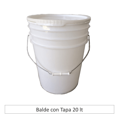 Balde con Tapa 20 lts. Reutilizado