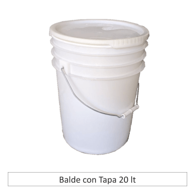 Balde con Tapa 20 lts. Reutilizado