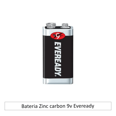 Bateria Zinc carbon 9v Eveready