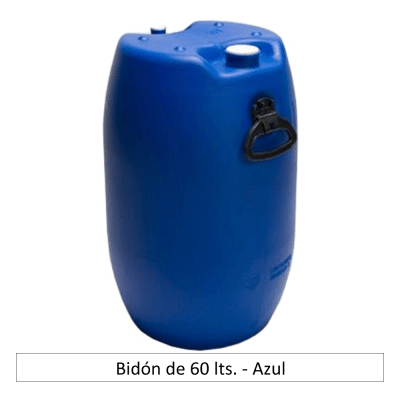 Bidón de 60 lt. Reutilizado
