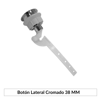Boton Lateral Cromado 38mm