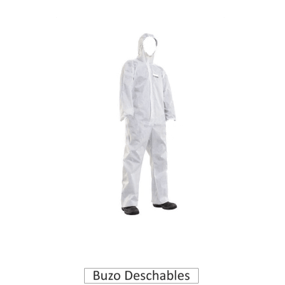 BUZO COVERALL BLANCO T/XL