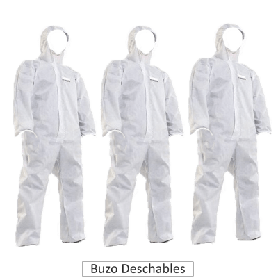 BUZO COVERALL BLANCO T/L