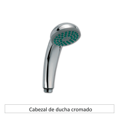 Cabezal de ducha cromado
