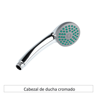 Cabezal de ducha cromado