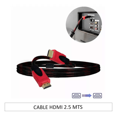 Cable HDMI  2,5mt