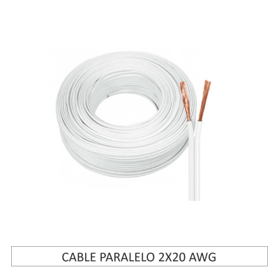 CABLE PARALELO 2X20 AWG 