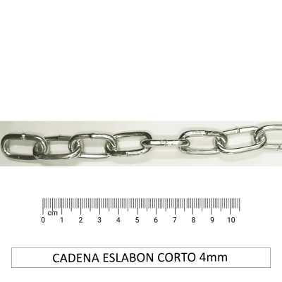 CADENA ESLABON CORTO 4mm