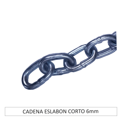 CADENA ESLABON CORTO 6mm