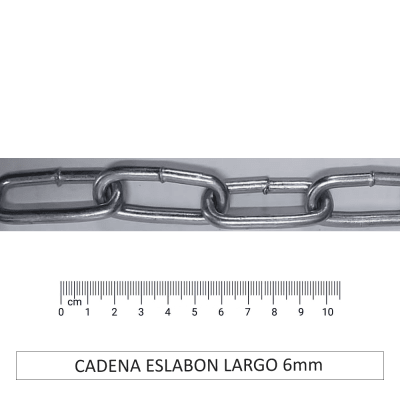 CADENA ESLABON LARGO 6mm