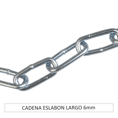 CADENA ESLABON LARGO 6mm