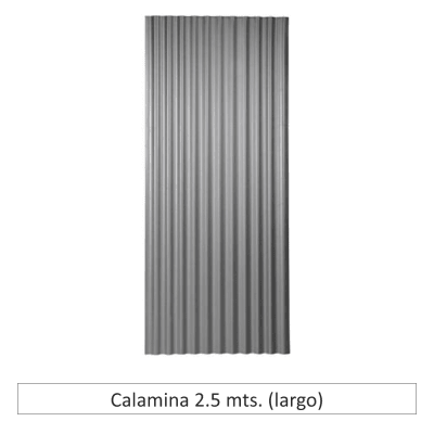 Calamina 2,5 mt Largo